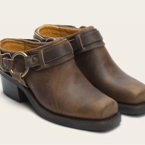 Frye Belted Harness Mule Clog - Tan